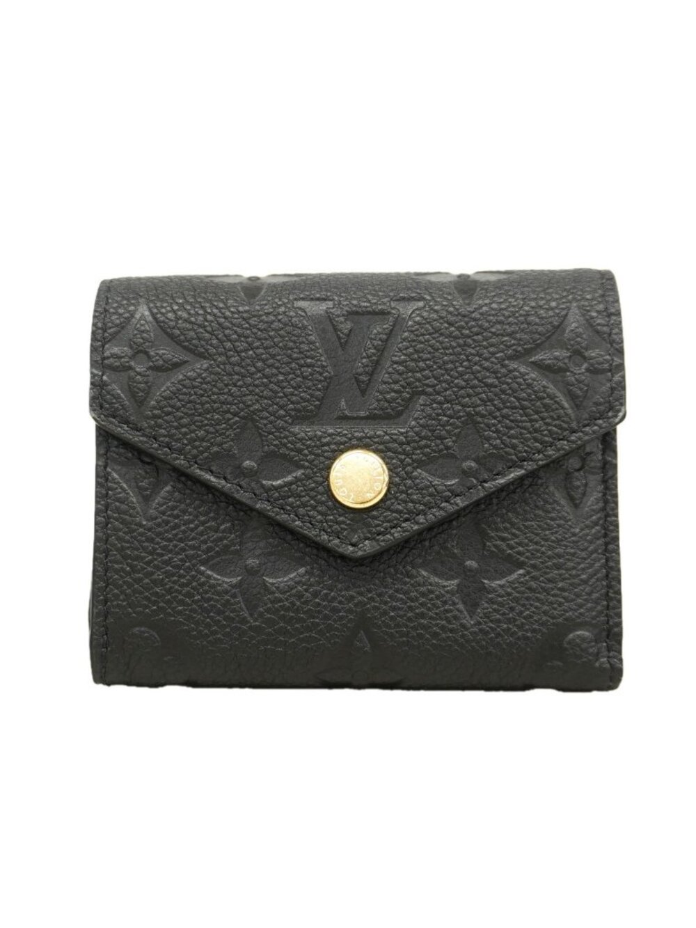 Louis Vuitton Trifold Wallet Monogram Empreinte Portefeuille Zoe Noir